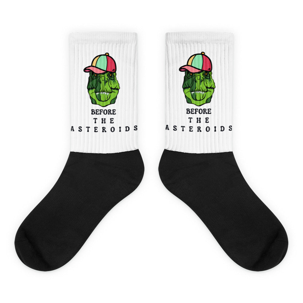 Before The Asteroids Logo Socks